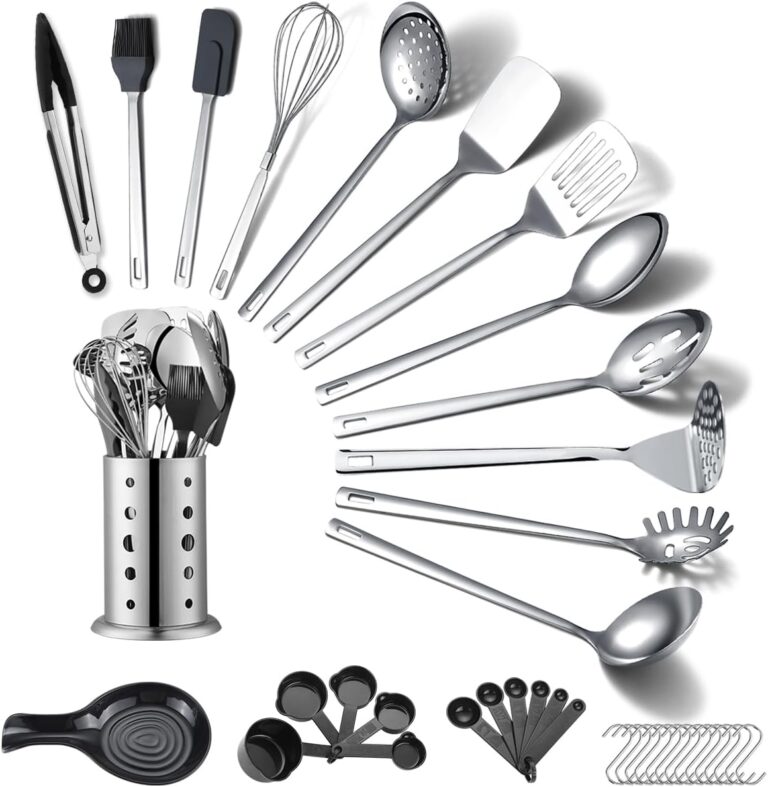 L'Ultimate Kit de Cuisine : 40 Ustensiles Inoxydables Pour Tout Déchirer!