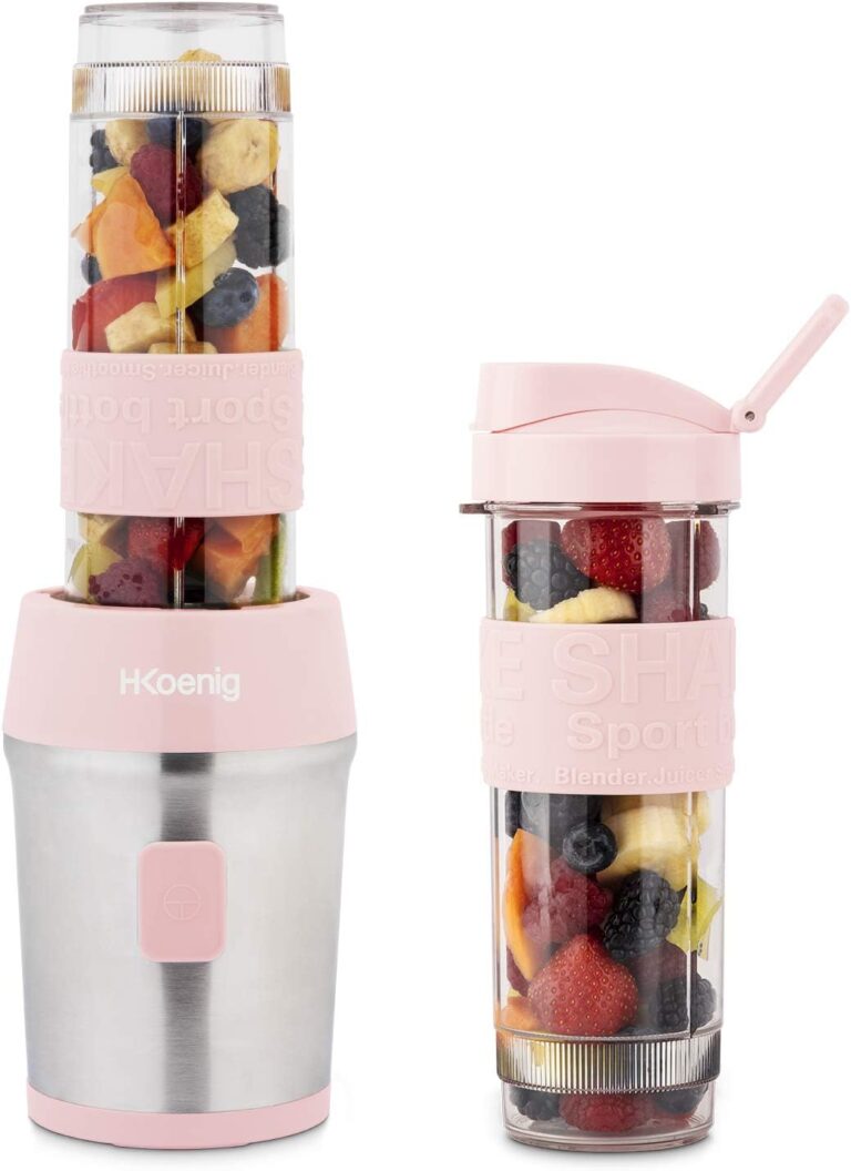 Mixez avec Style : Le Mini Blender H.Koenig SMOO12, Votre Allié Smoothie!