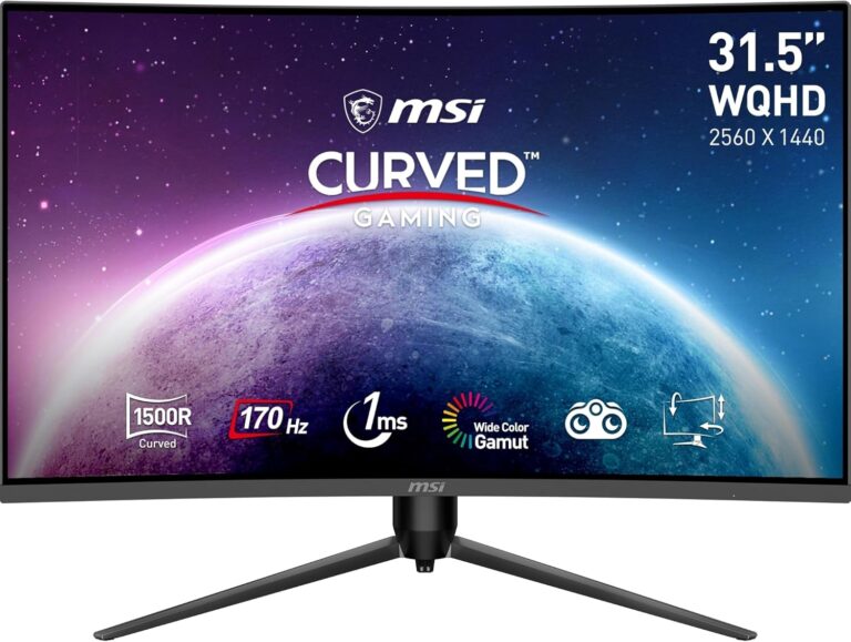 MSI G32CQ5P : L'écran gaming incurvé qui déchire tout en 31,5 pouces !