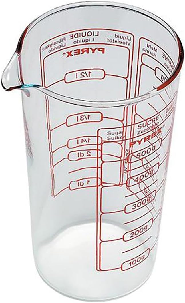 Pyrex : Le Meilleur Verre Mesureur Multicolore à 0,5 L - Élégance et Précision!