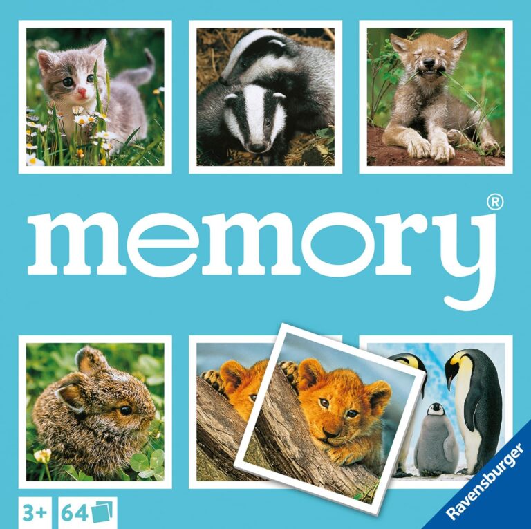 Ravensburger Grand Memory : Le Meilleur Jeu Éducatif de Mémoire pour Petits et Grands!