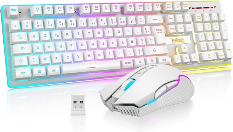 Top 5 Claviers et Souris Sans Fil : Le RedThunder K10 en Vedette!