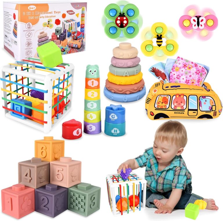 Top 6 en 1 : Les Jouets Montessori Indispensables pour l'Éveil de Bébé !