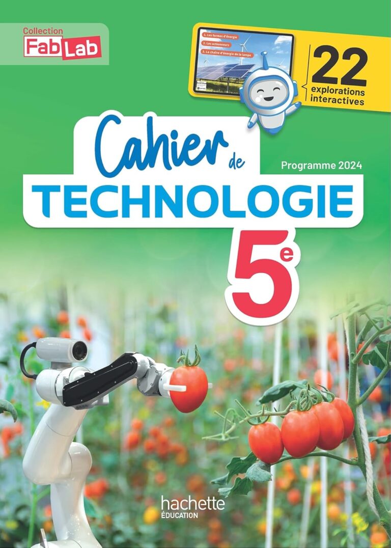 Top Cahier de Technologie 5e : Le Guide Ultime pour 2025!