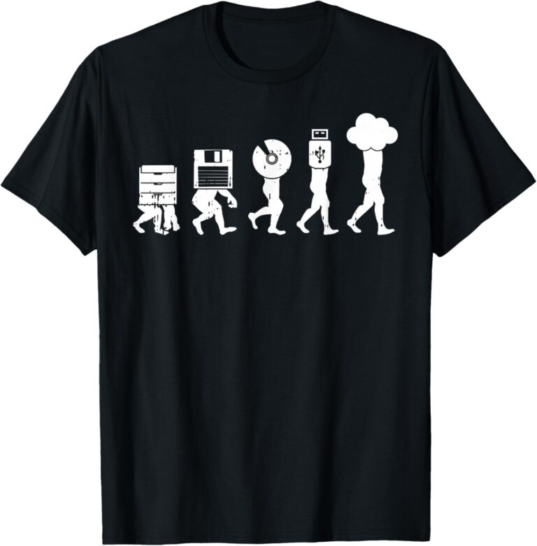T-shirt Évolution Humaine : Le Cadeau Parfait pour les Codeurs !
