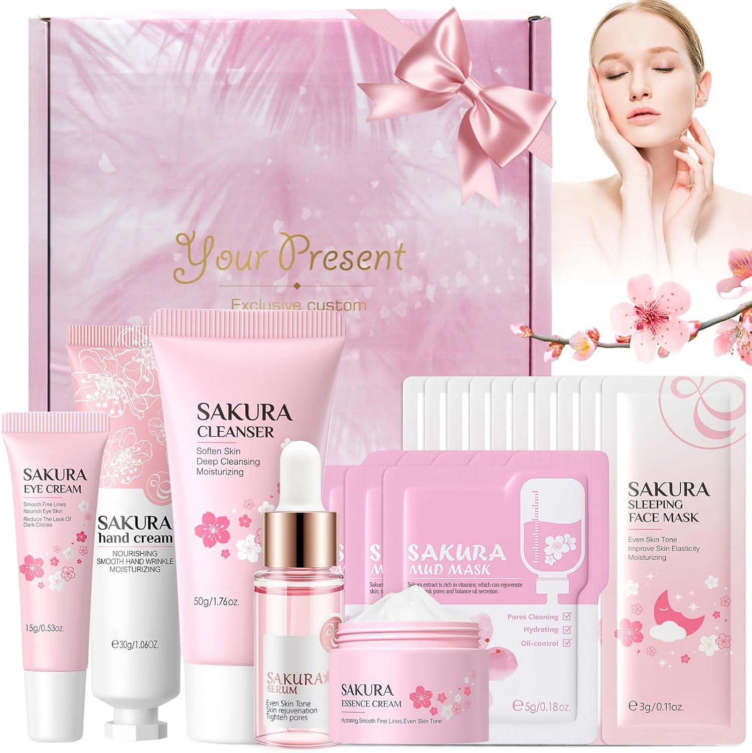 20 Pièces de Soin Visage : Le Coffret Incontournable pour Une Peau Éblouissante!