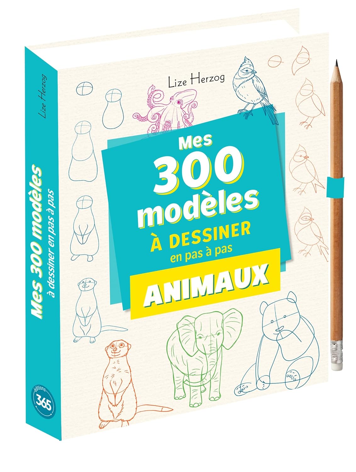 300 Animaux à Dessiner : Le Meilleur Guide Pas à Pas pour Artistes en Herbe!