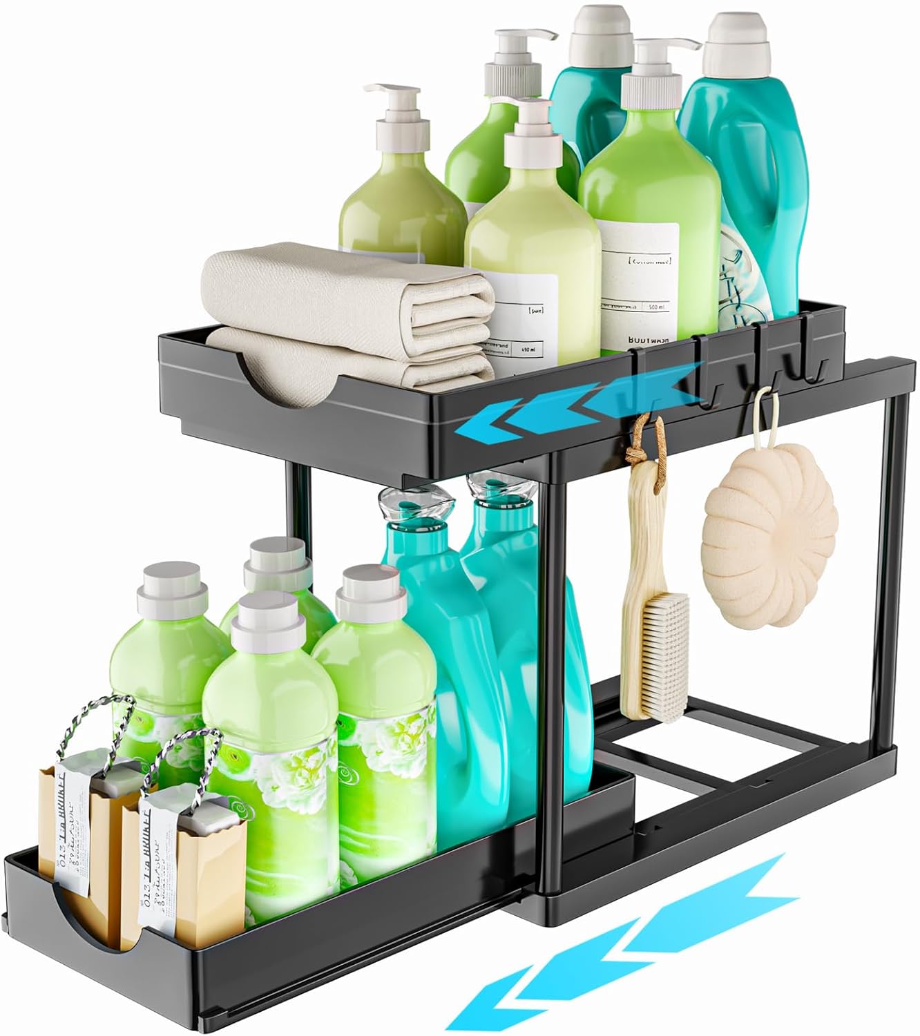 Boostez Votre Cuisine : Le Meilleur Rangement Sous Évier à Deux Niveaux !