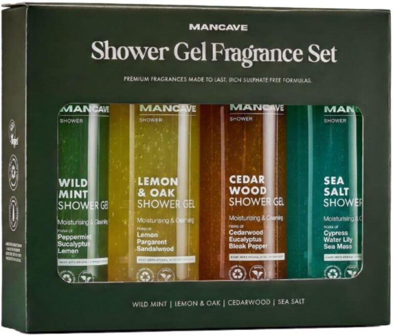 Cadeau Parfait : Le Coffret Gel Douche ManCave pour Hommes !