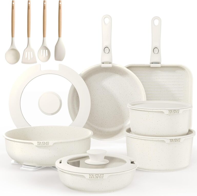 Cuisinez Comme un Pro avec l'Ensemble de 21 Pièces YASHE : Élevez Votre Cuisine au Next Level!