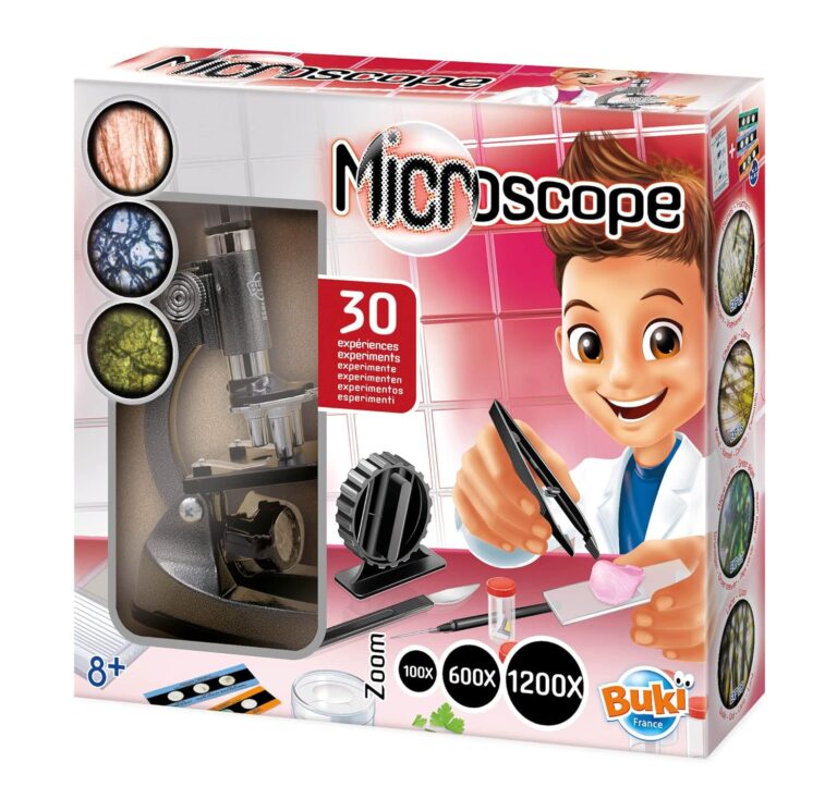 Découvrez le microscope Buki : 30 expériences pour devenir un génie en herbe !