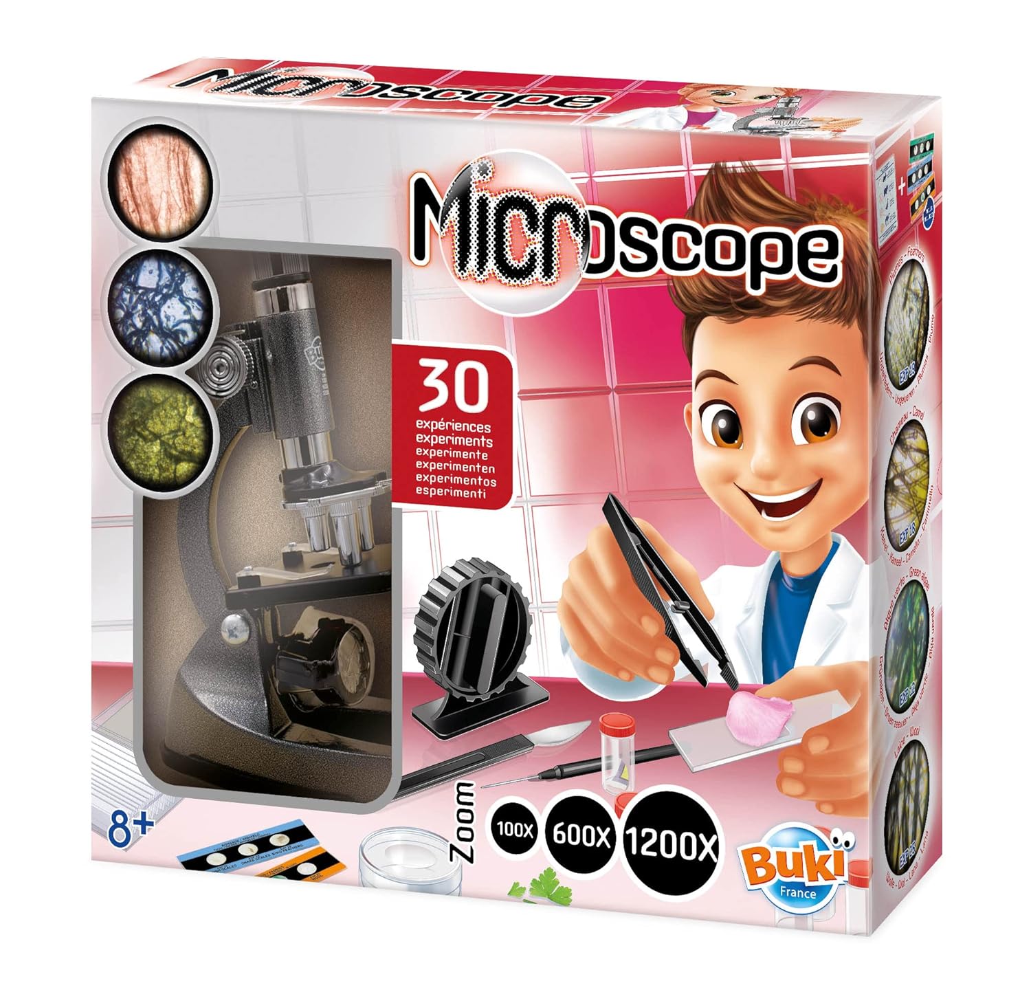 Découvrez le microscope Buki : 30 expériences pour devenir un génie en herbe !