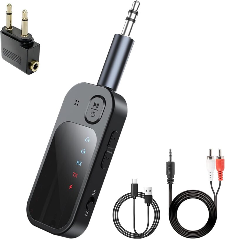 Dites Adieu aux Fils : Le Meilleur Transmetteur Bluetooth 5.4 2 en 1 !