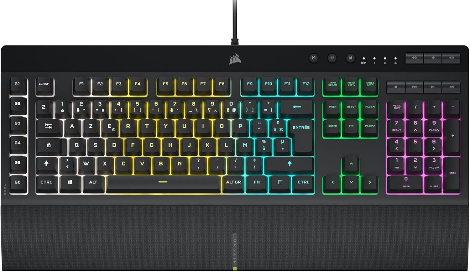 Le Meilleur Clavier Gamer : CORSAIR K55 RGB PRO, Fun et Résistant !