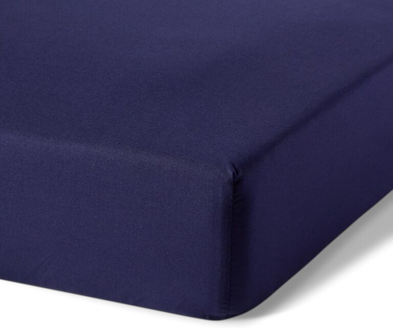 Le Meilleur Drap Housse Bio : Confort Écolo et Style en Bleu Marine!