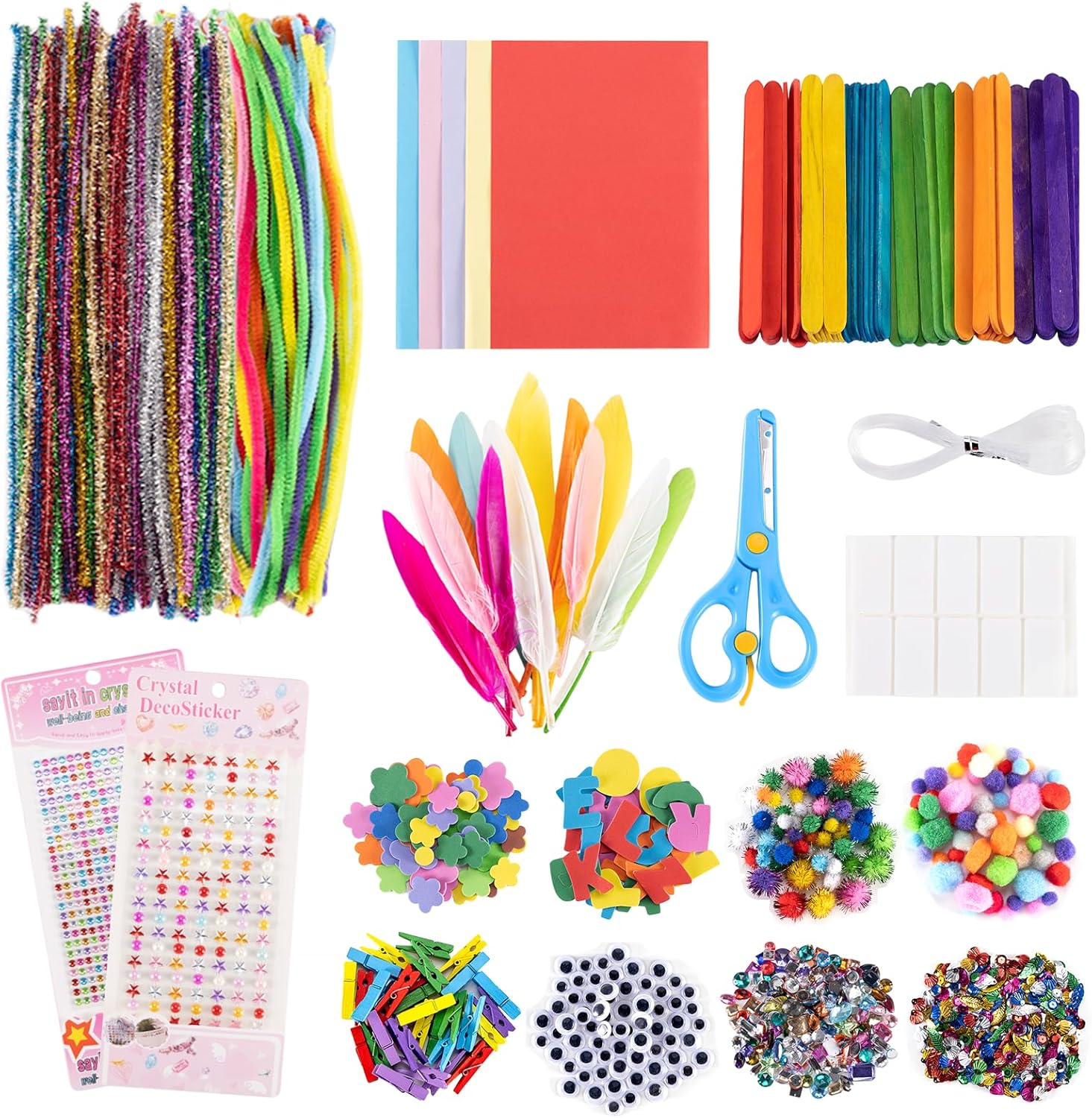 Le Meilleur Kit de Bricolage pour Enfants : 1800 Accessoires pour Créativité sans Limites !
