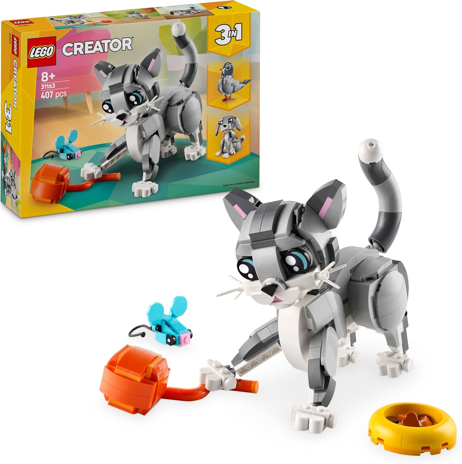 Le Meilleur LEGO 3-en-1 : Le Chat Joueur qui Devient un Chien ou un Pigeon !