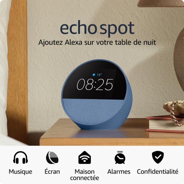 L'Echo Spot : Le Réveil Magique qui Éveille vos Matins!