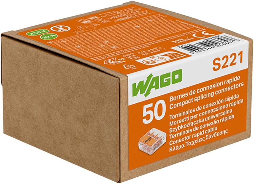 Les Meilleures Bornes de Connexion : 50 S221 pour des Projets Électriques Simplifiés!