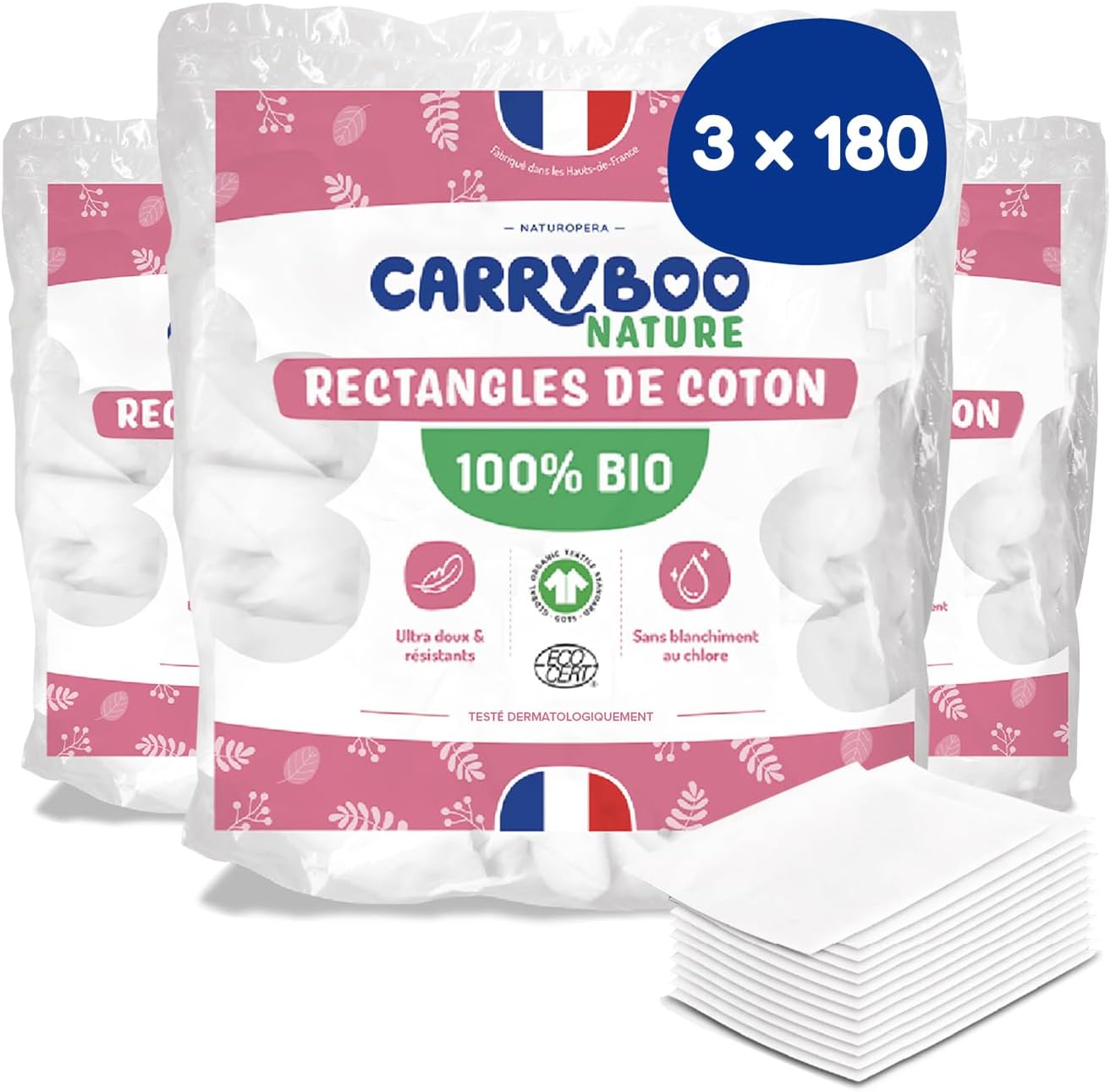 Les Meilleurs Coton Pads Bébé : CARRYBOO, Douceur Bio et Hypoallergénique !