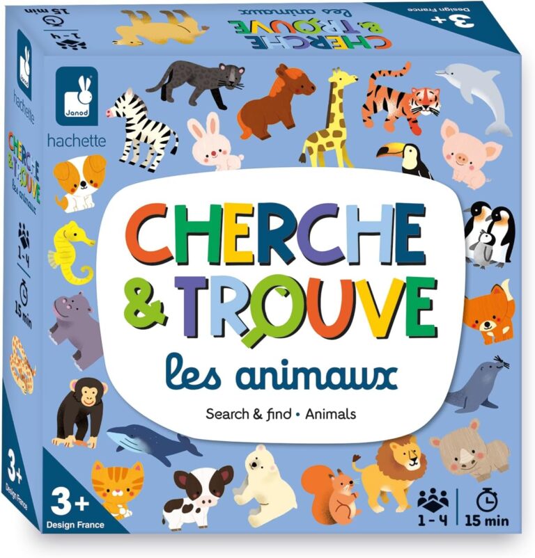 Les Meilleurs Jeux d'Observation : Janod Mon Premier Cherche et Trouve Les Animaux
