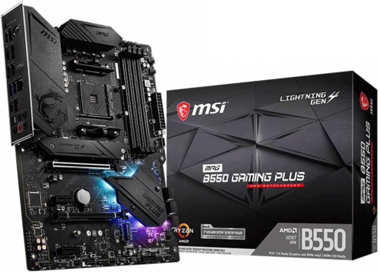 MSI MPG B550 Gaming Plus : La Mère des Cartes pour Gamer AMD !