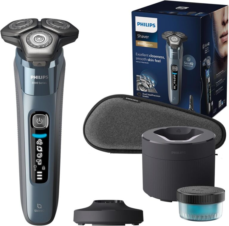 Philips Rasoir Series 8000 : L'Élégance du Rasage Humide & Sec!