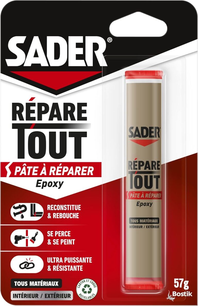 Sader Répare Tout : La Pâte Magique pour Tous vos Bricolages!