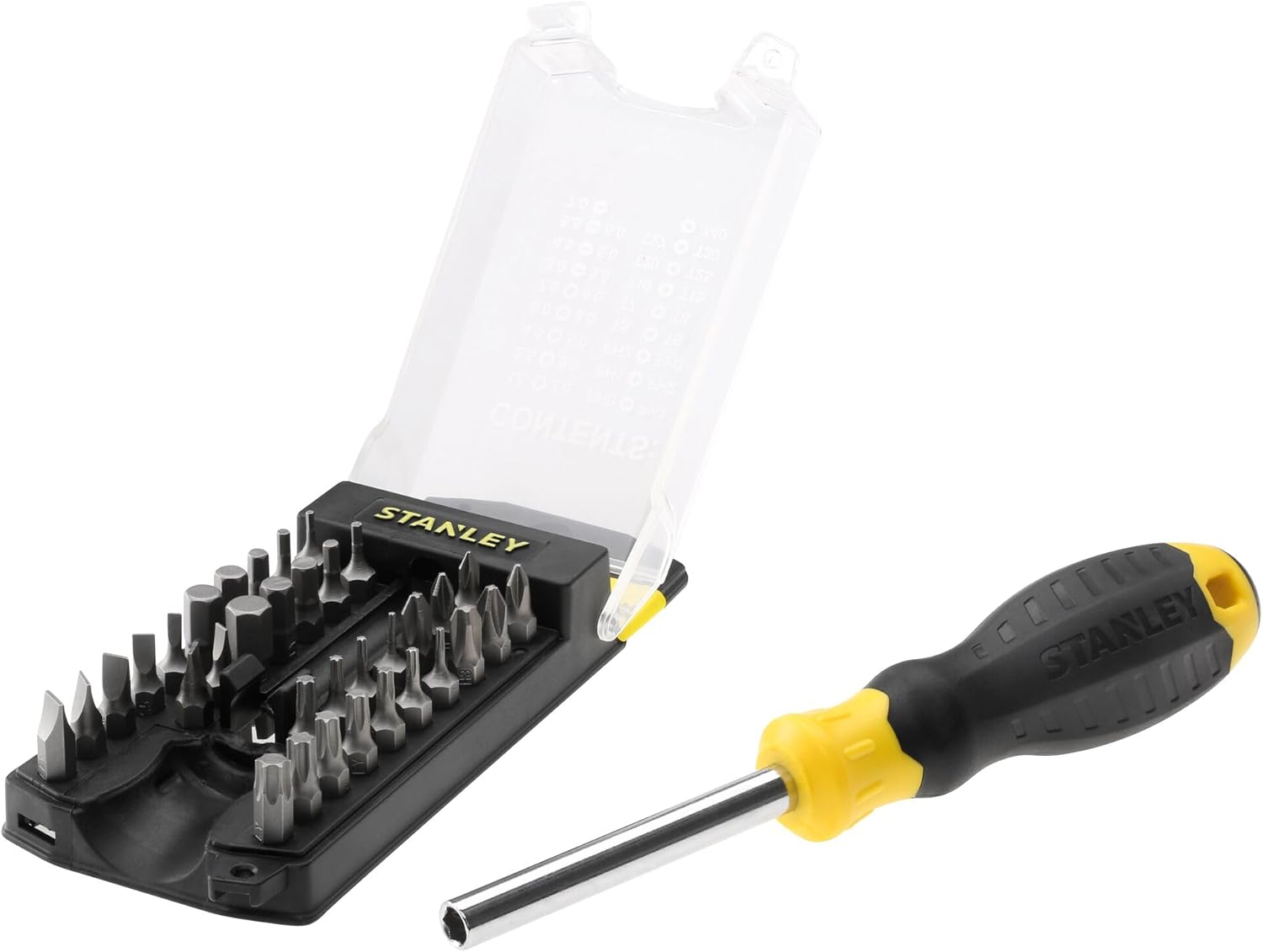 Stanley STHT0-70885 : Le Tournevis Multi-Embouts Ultime en Jaune et Noir!