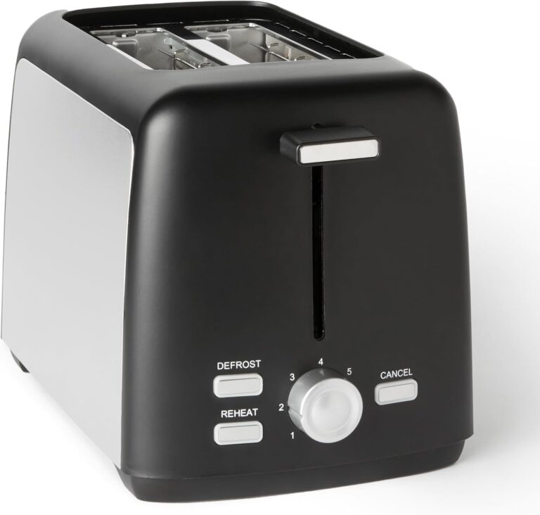 Toaster Amazon Basics : Le Meilleur Compagnon du Petit Déjeuner à 800W!