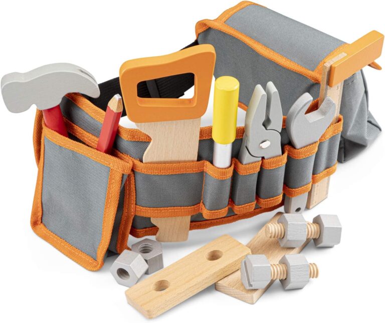 Top 5 Ceintures à Outils en Bois : Le Meilleur Jeu d'Accessoires Pour Vos Petits Bricoleurs!