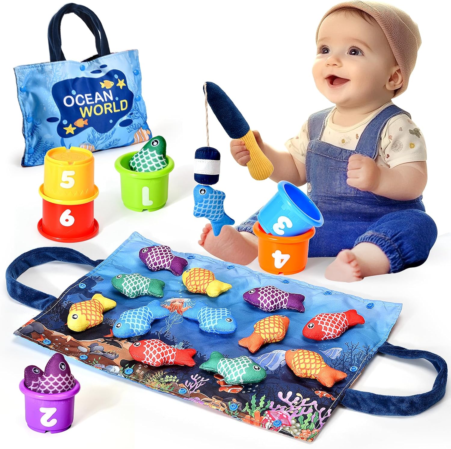 Top 5 Jouets Montessori : Pêche à la Ligne pour Éveiller Bébé !