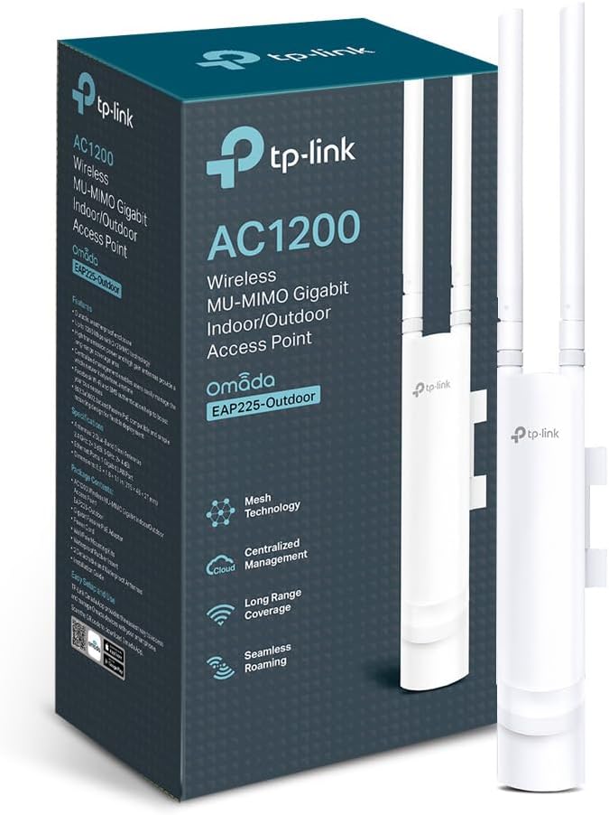 TP-Link EAP225 : Le Meilleur Point d'Accès WiFi Extérieur pour une Connexion Fiable!